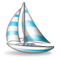 Sailboat emoji on Samsung